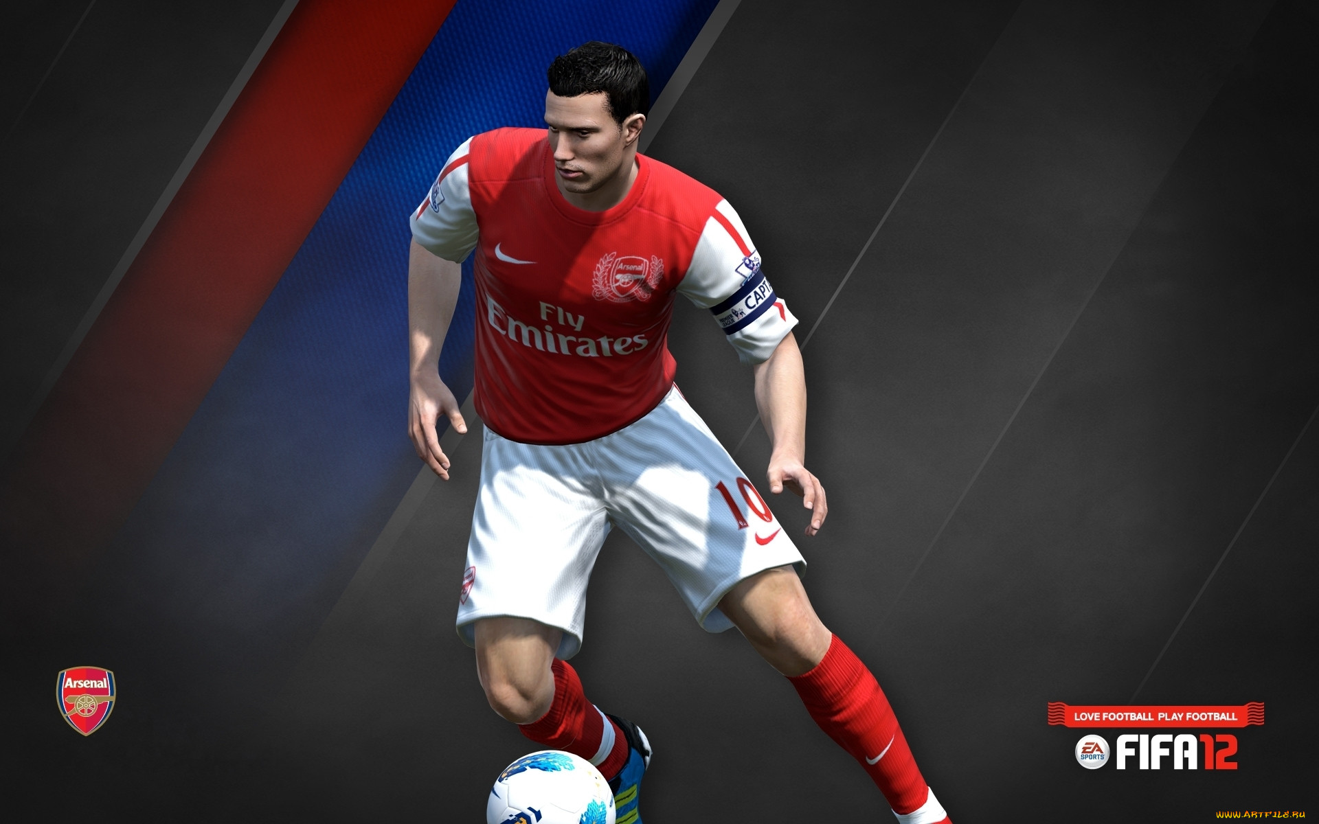, 3d, , , van, persie, , fifa, 2012